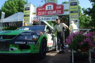 Rallye Český Krumlov: Dojezd do cíle - Valoušek / Hrůza